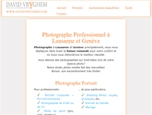 Tablet Screenshot of davidvryghem.com